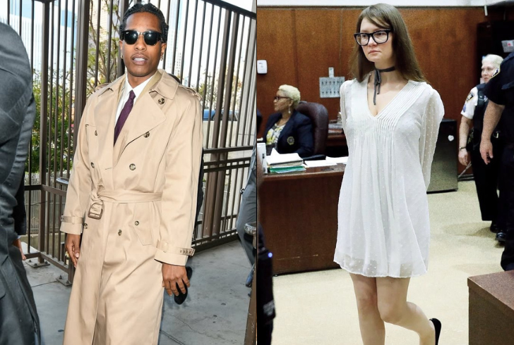ASAP Rocky Anna Delvey courtroom style