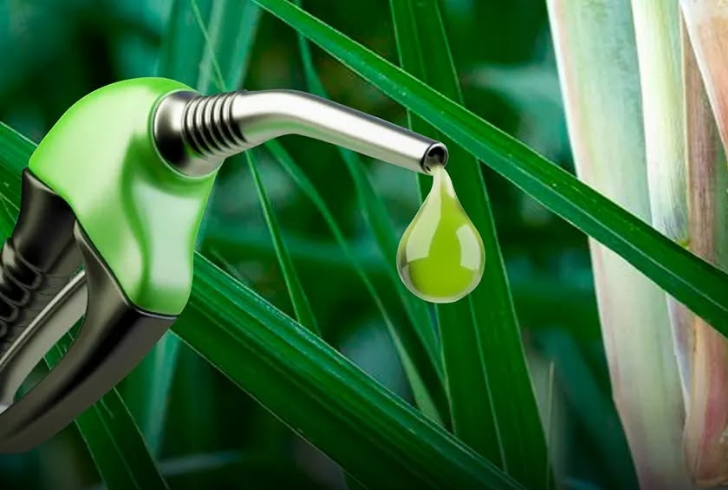 Green fuel nozzle with ethanol drop